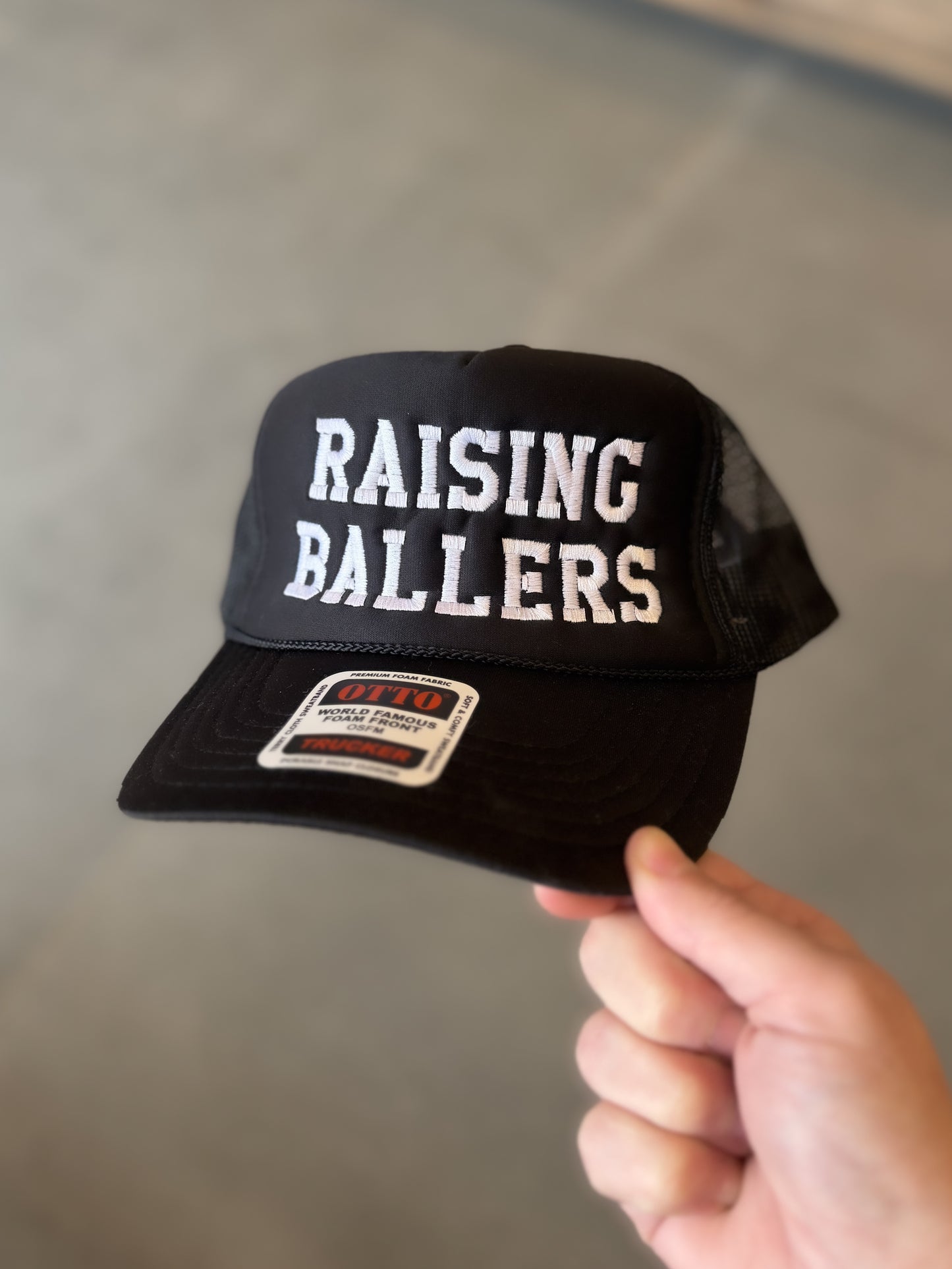 Raising Ballers Embroidered Trucker Hat