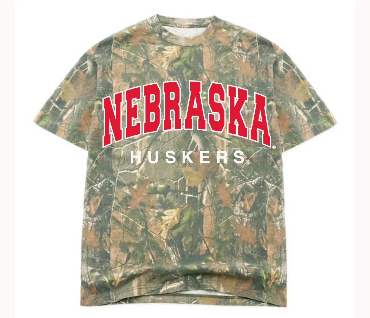 Nebraska Huskers Camo T-Shirt