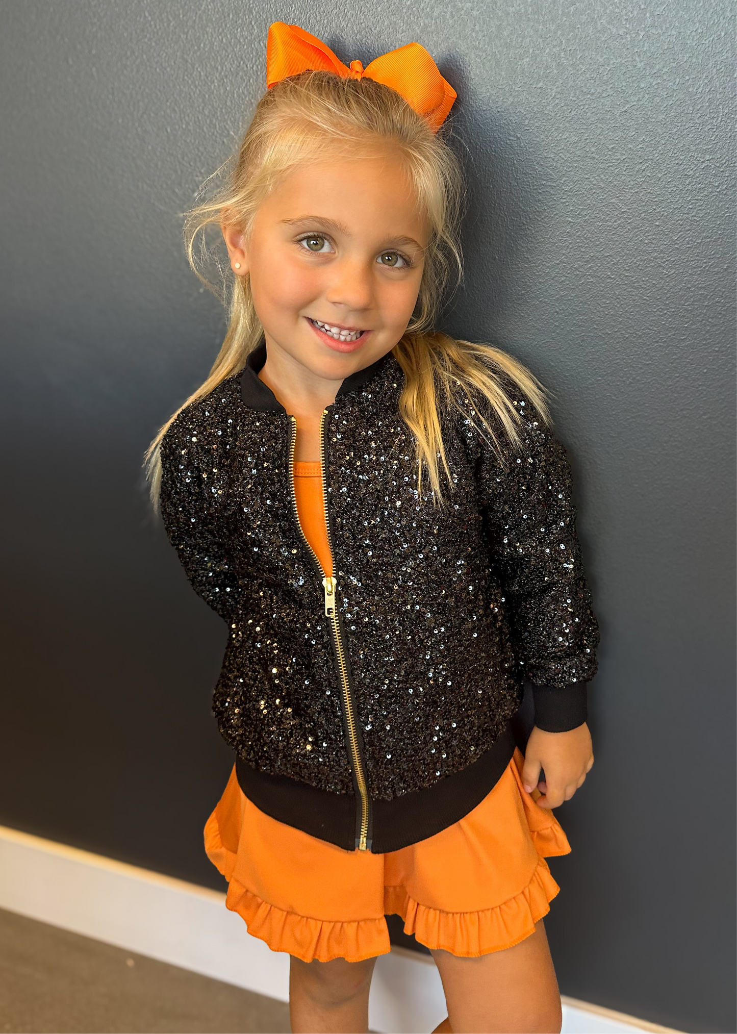 Black Sequin Jacket Toddler/Youth