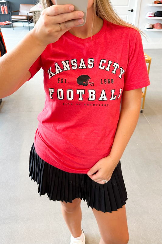 Kansas City Football City of Champions T-Shirt