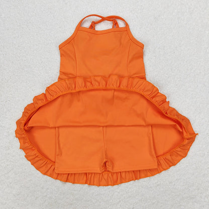 Toddler/Youth Orange Activewear Dress Harvest Design Co. Toddler/Youth Orange Activewear Dress Harvest Design Co.