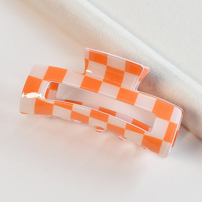 Checkered Claw Hair Clip