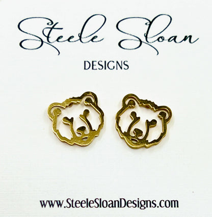 Bear Stud Earrings