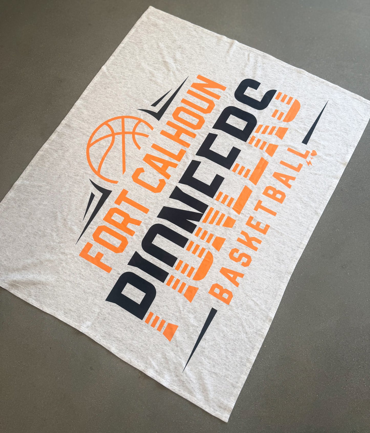 FC Pioneers Basketball Fleece Throw Blanket