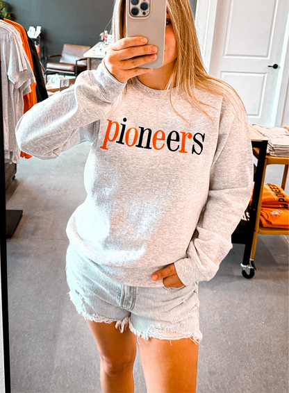 Pioneers Embroidered Crewneck Sweatshirt