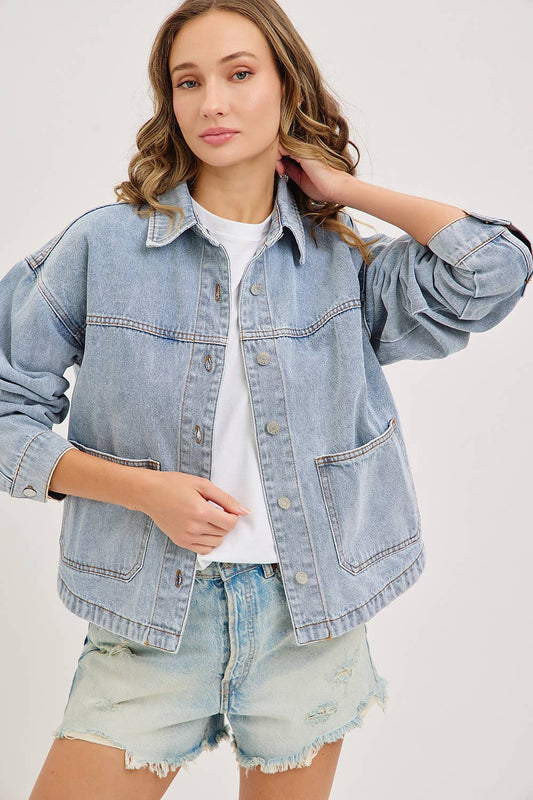 Light Wash Denim Jacket