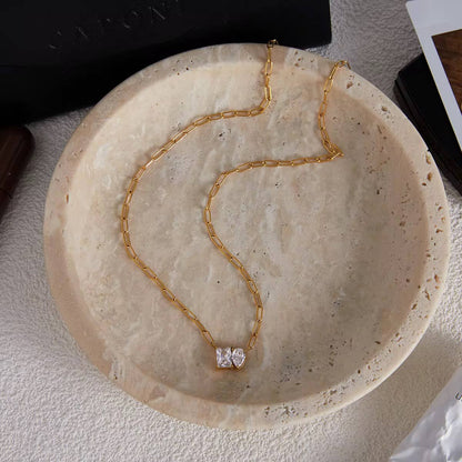 Duo Emerald & Pear Necklace