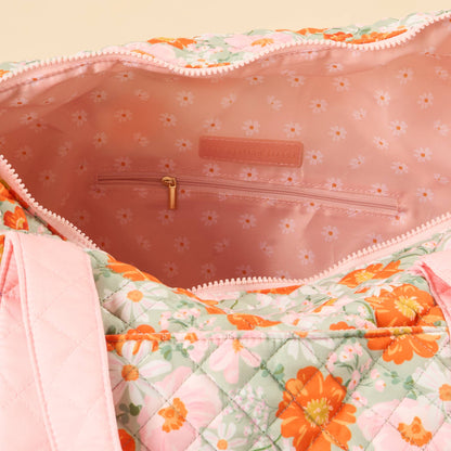 Quilted Weekender Bag Sage