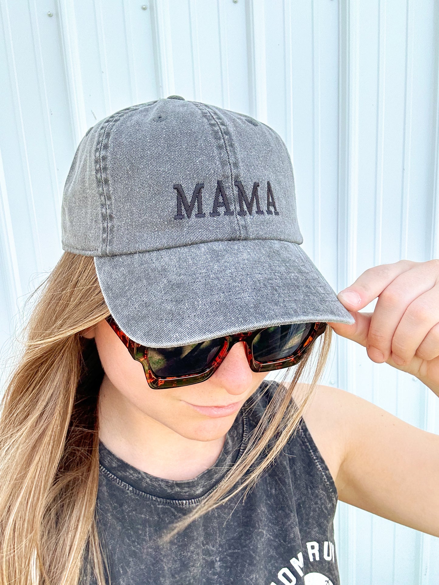 MAMA Embroidered Baseball Cap Dad Hat