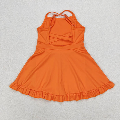 Toddler/Youth Orange Activewear Dress