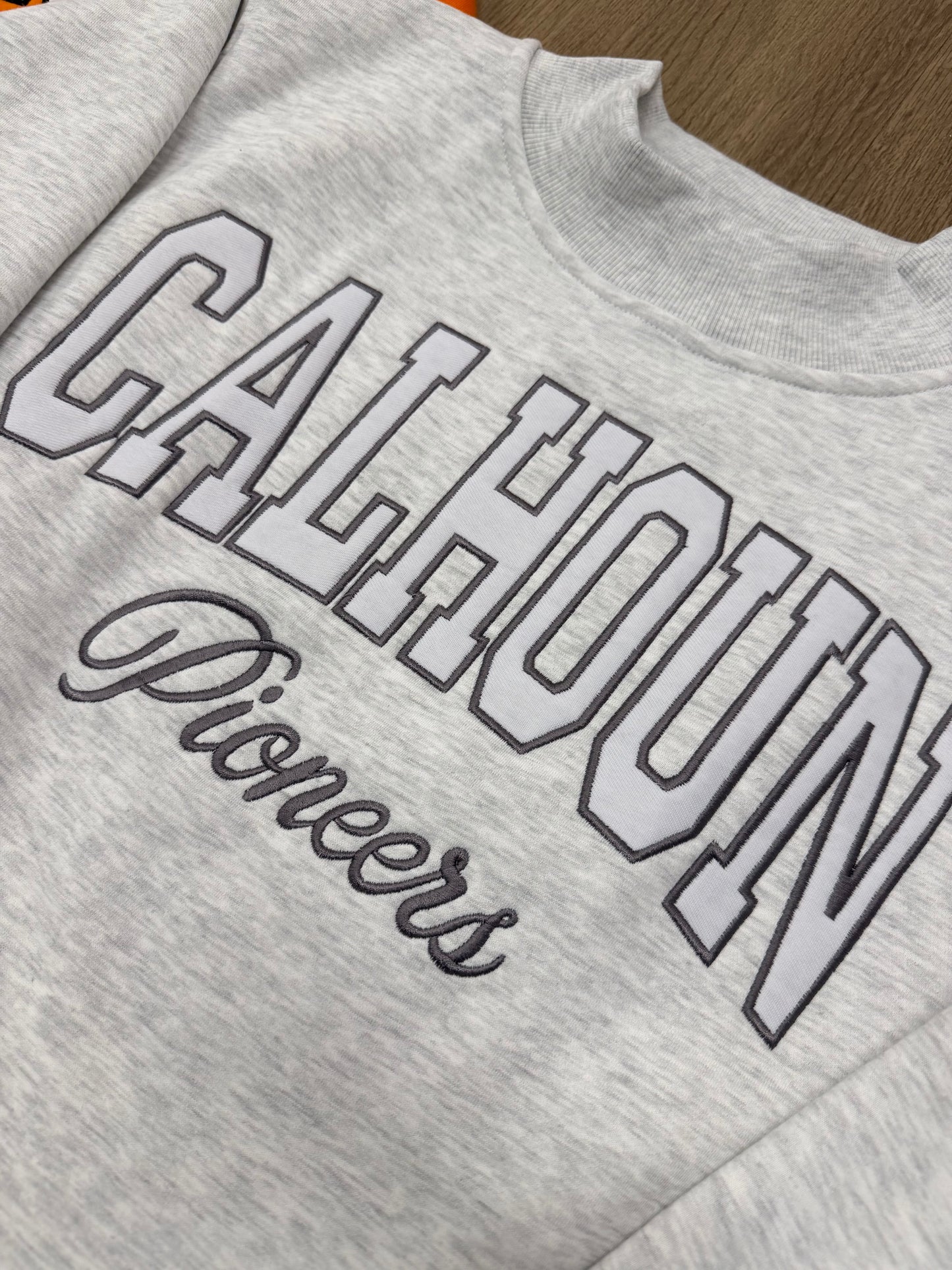 Calhoun Pioneers Applique Mockneck Sweatshirt