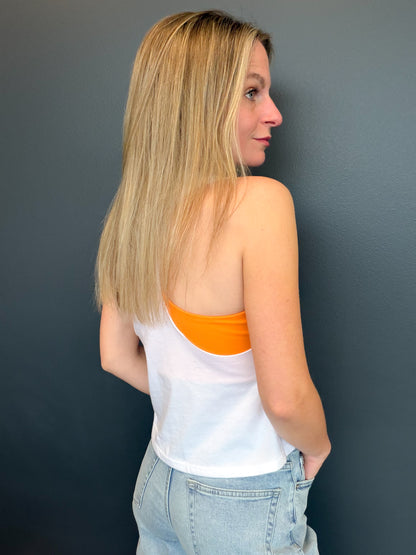 Pioneers YPIP Flag Crop Tank Top
