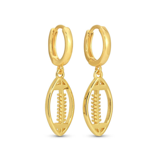 Football Huggies Earrings