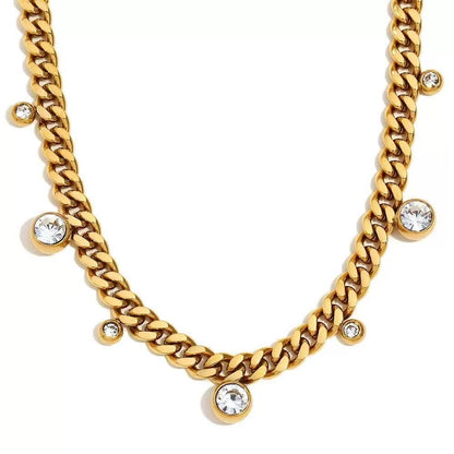 Nova CZ Cuban Chain Necklace