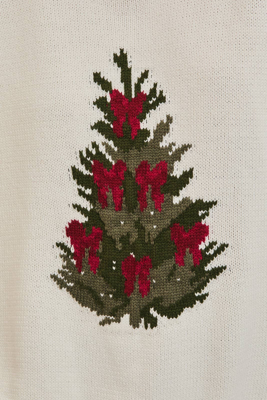 Christmas Tree Bow Sweater