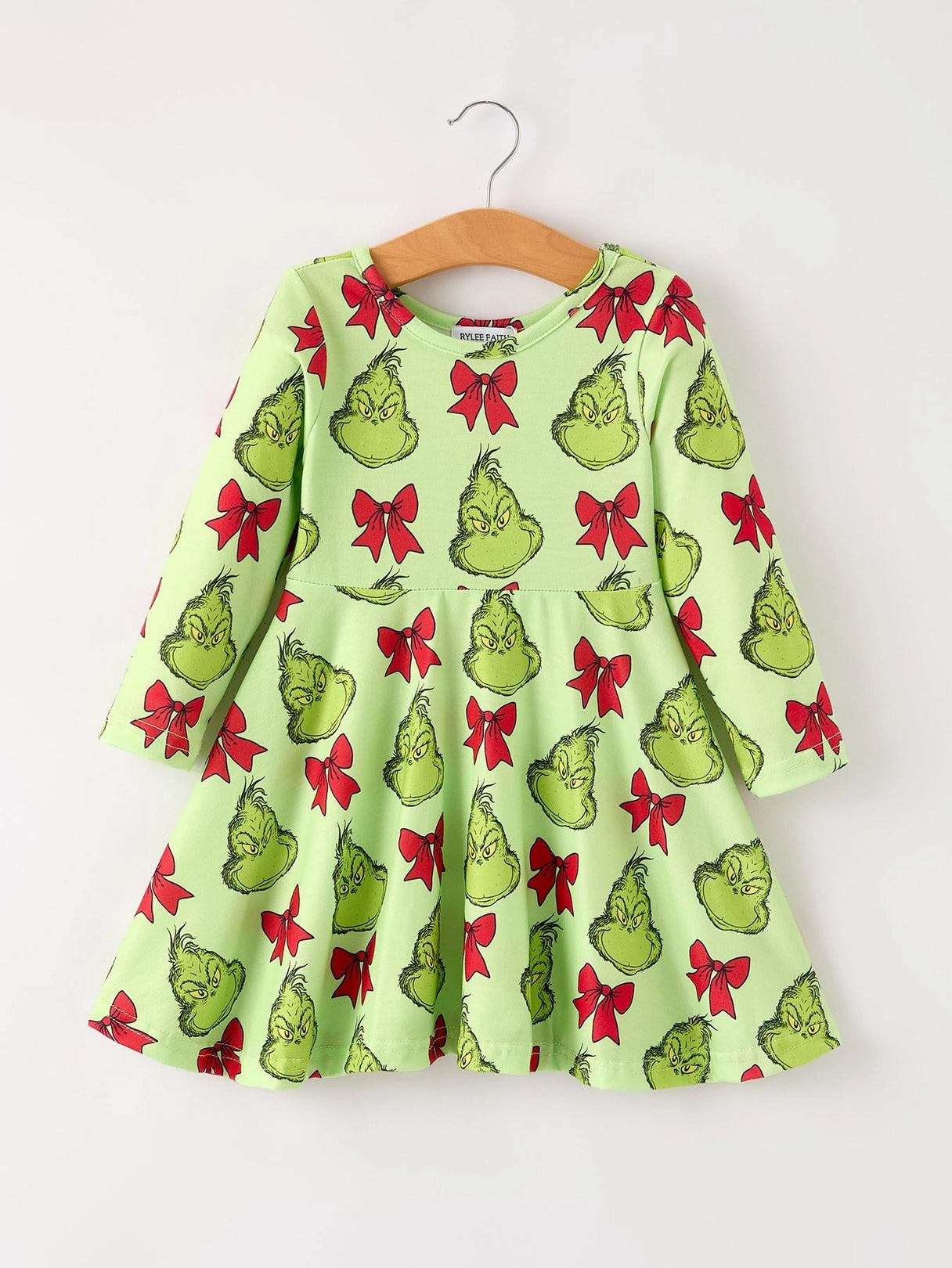 Toddler & Youth Grinch Bow Dress