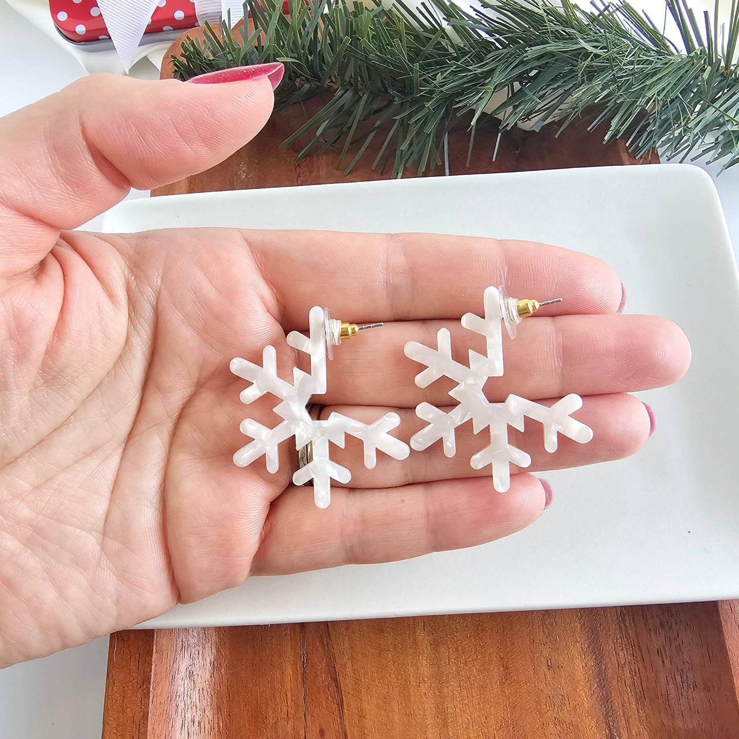 Snowflake Hoops
