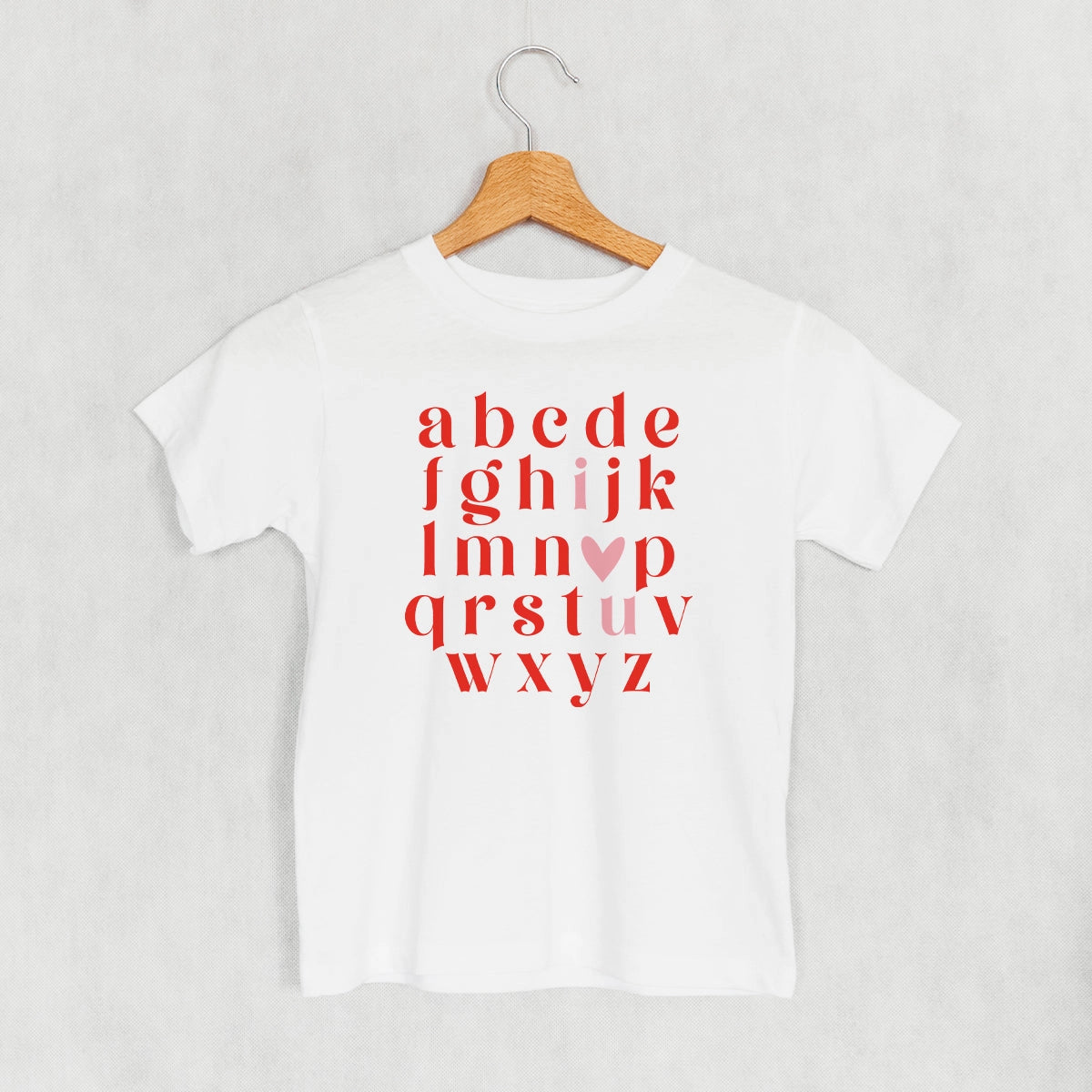 I Heart U Alphabet Toddler/Kids T-Shirt