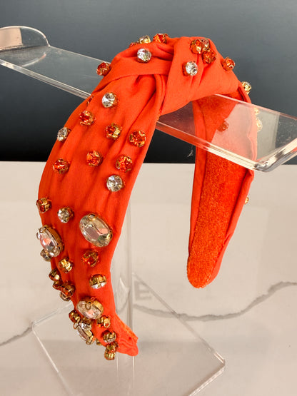 Orange Beaded Headbands