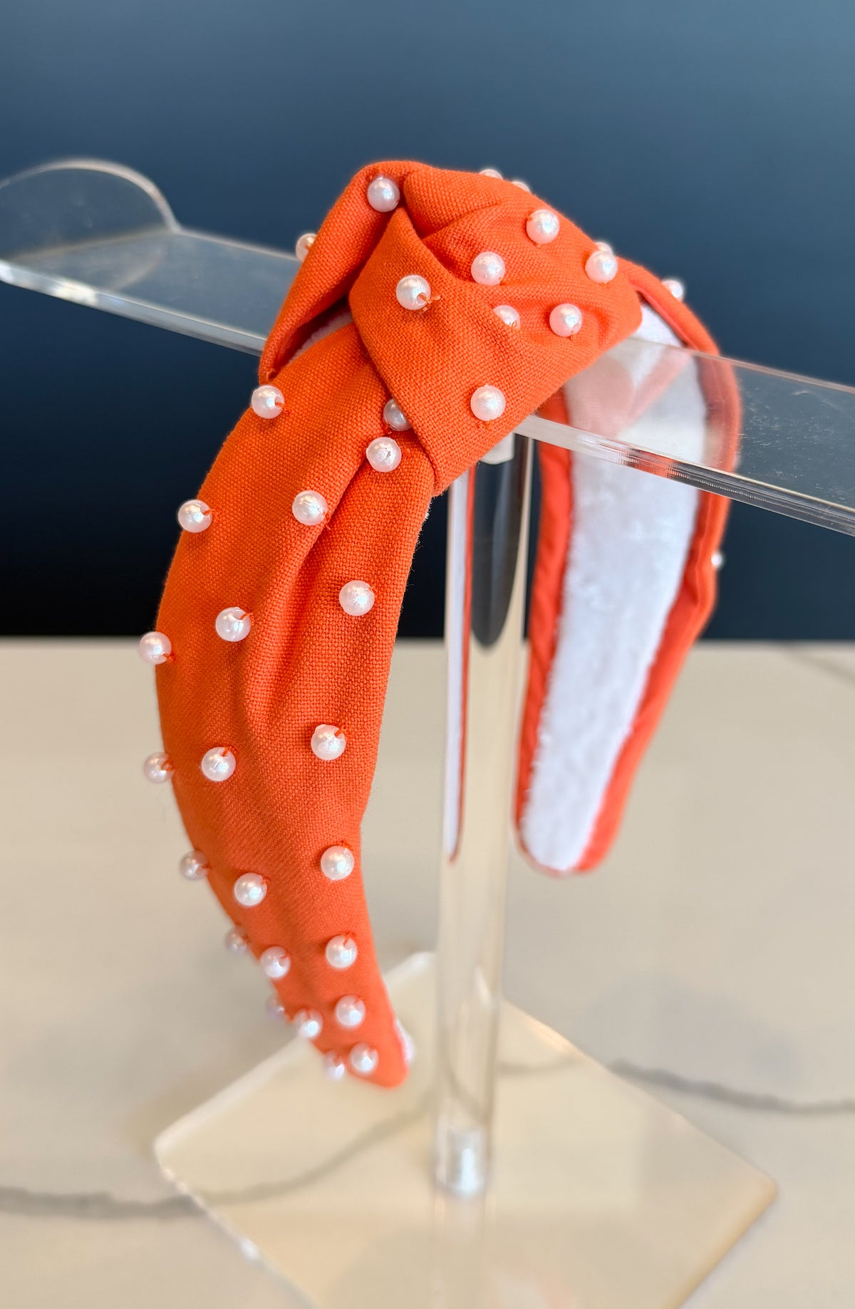 Orange Beaded Headbands