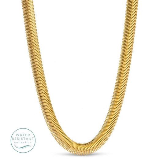 Wide Flex Snake Chain Necklace