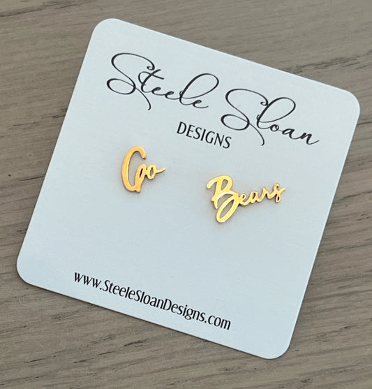 Bear Stud Earrings