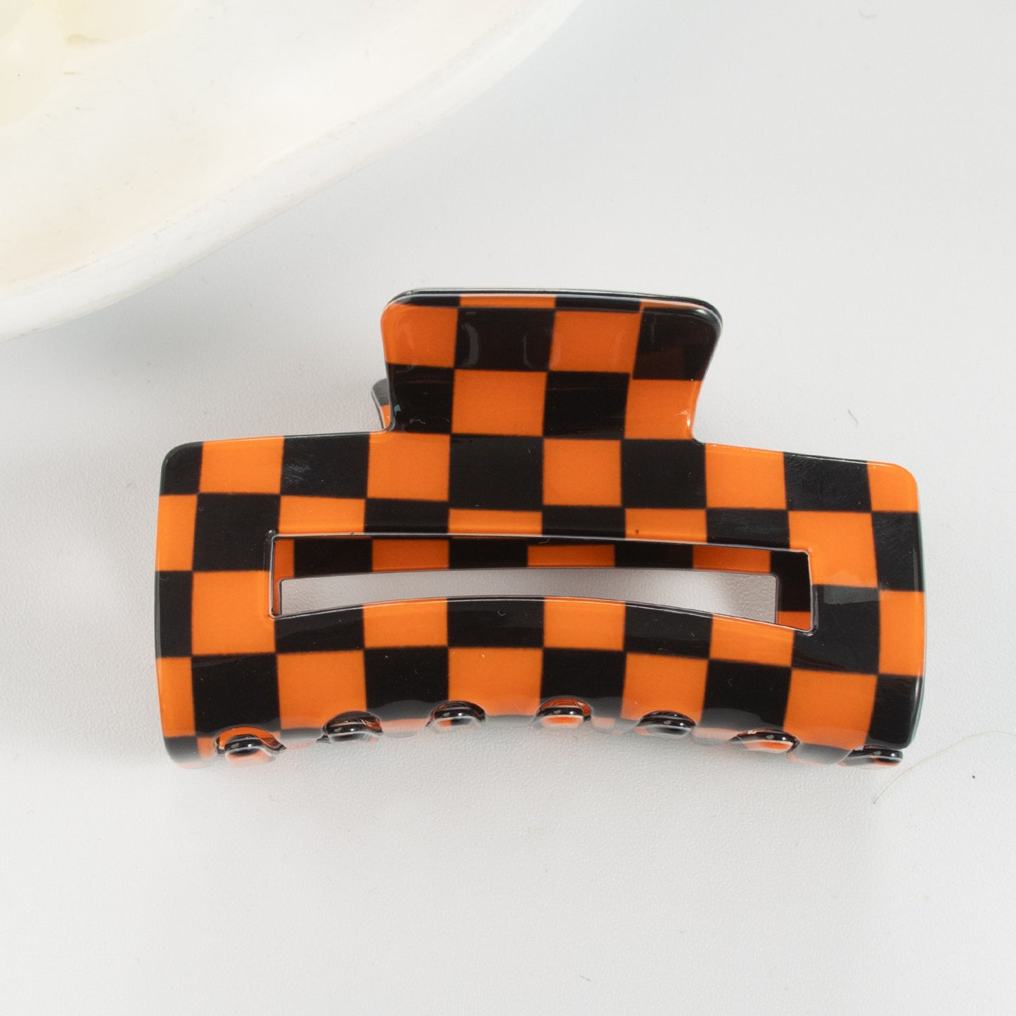 Checkered Claw Hair Clip