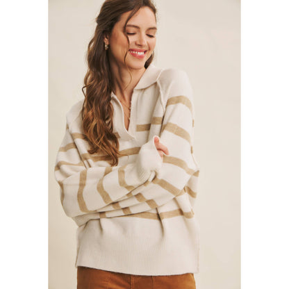 Wool Blend Stripe Sweater