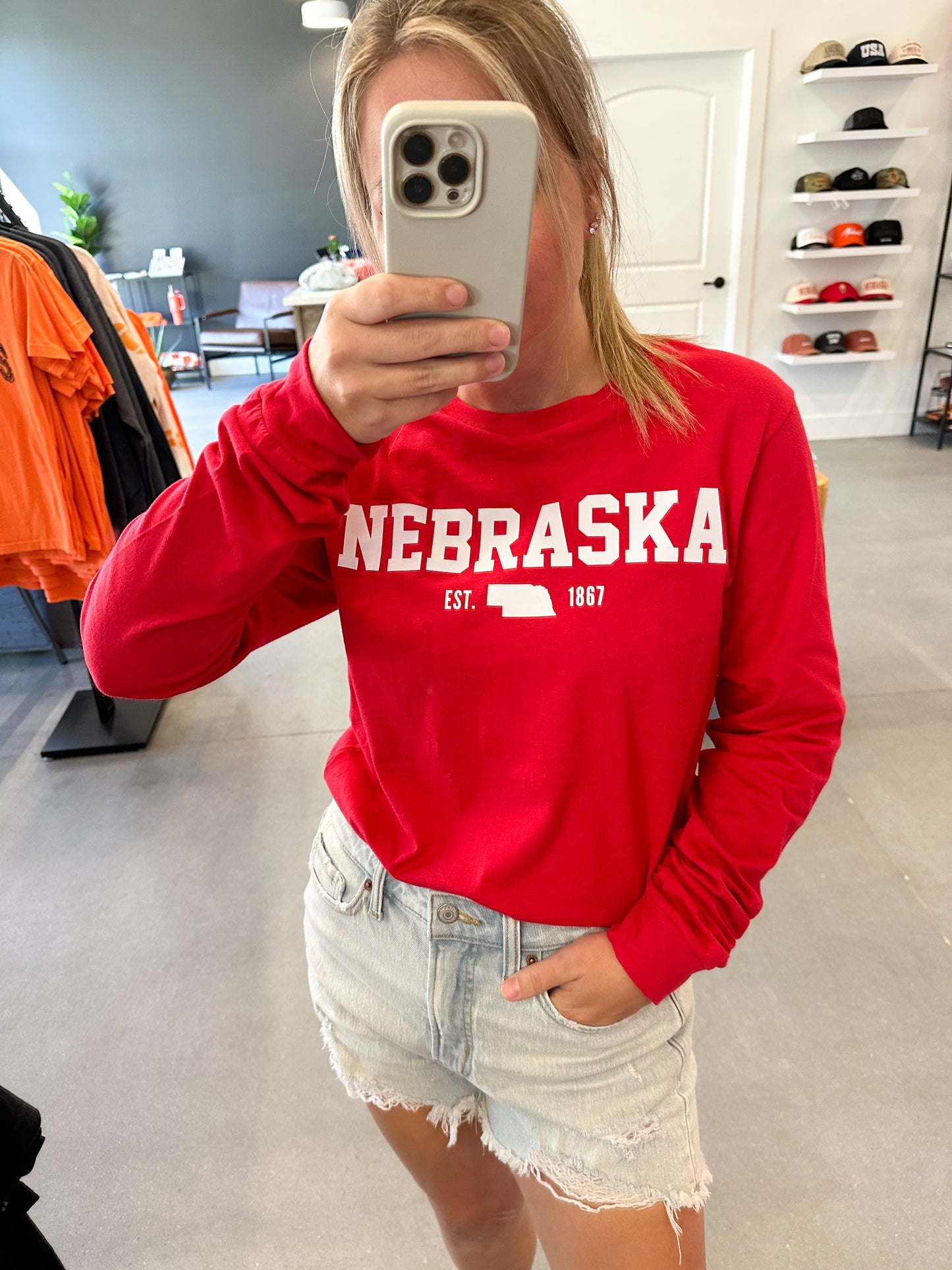 Nebraska Est. 1867 Long Sleeve T-Shirt