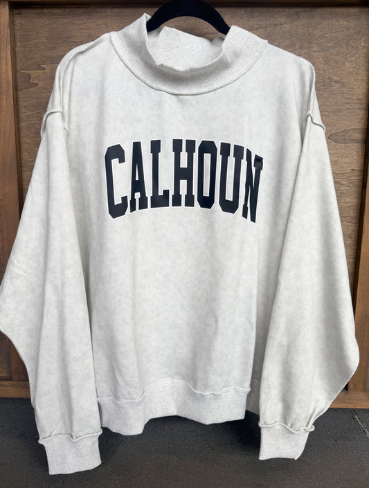 Calhoun Oversized Mockneck Sweatshirt