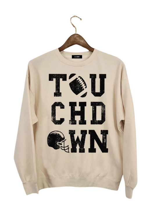 Touchdown Helmet Crewneck Sweatshirt