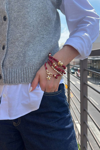 Multi Bead Paracord Bracelet