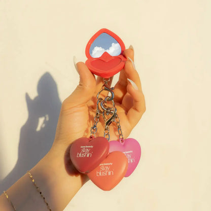 Stay Blushin! Lip and Cheek Cream Blush Keychain - Sunkissed