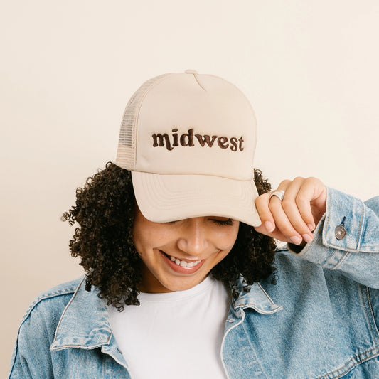 Midwest Embroidered Foam Trucker Hat