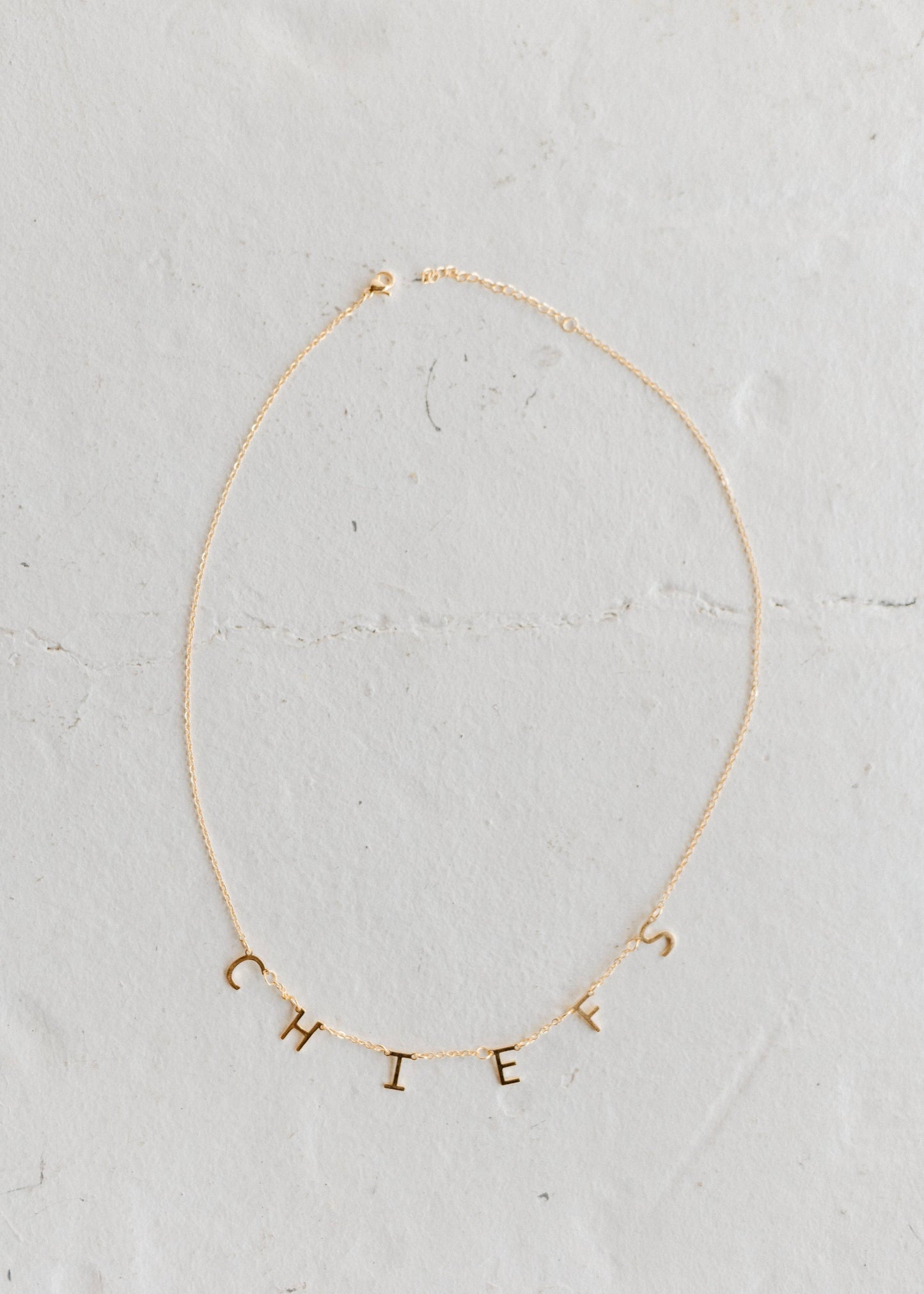 Chiefs Letter Necklace
