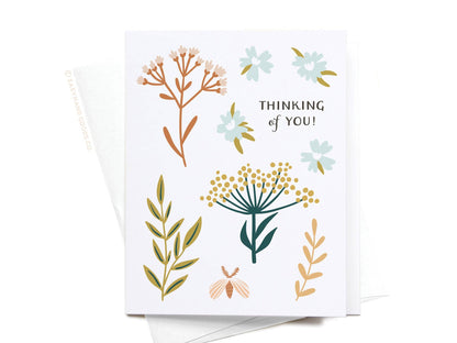 Thinking of You Florals Greeting Card