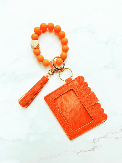 Orange Wristlet Wallet