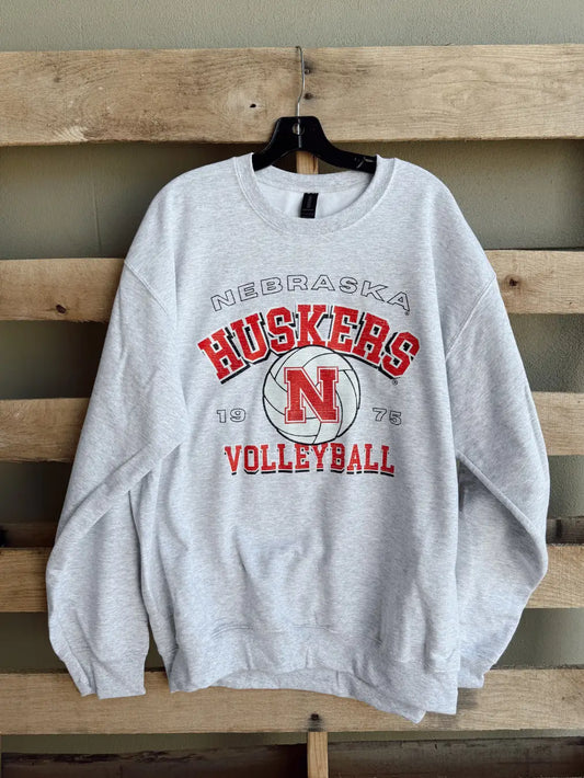 Huskers N Volleyball 1975 Sweatshirt