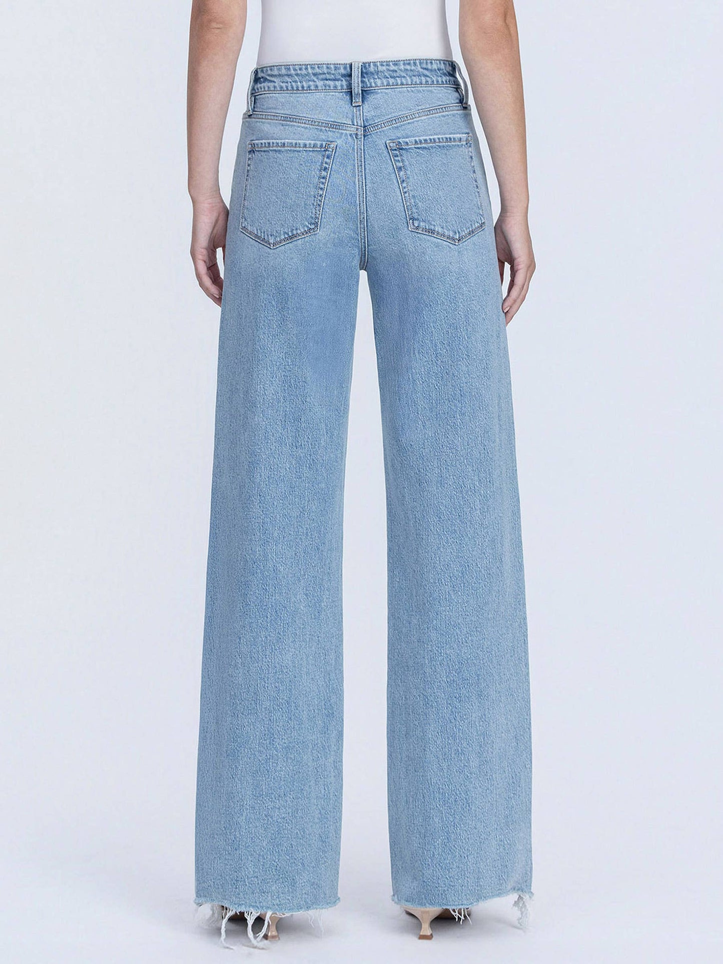 Flying Monkey High Rise Wide Leg Jeans