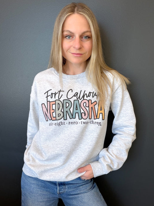 Fort Calhoun Nebraska 68023 Sweatshirt
