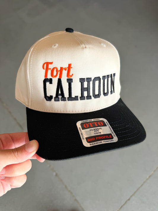 Fort Calhoun Embroidered Trucker Hat