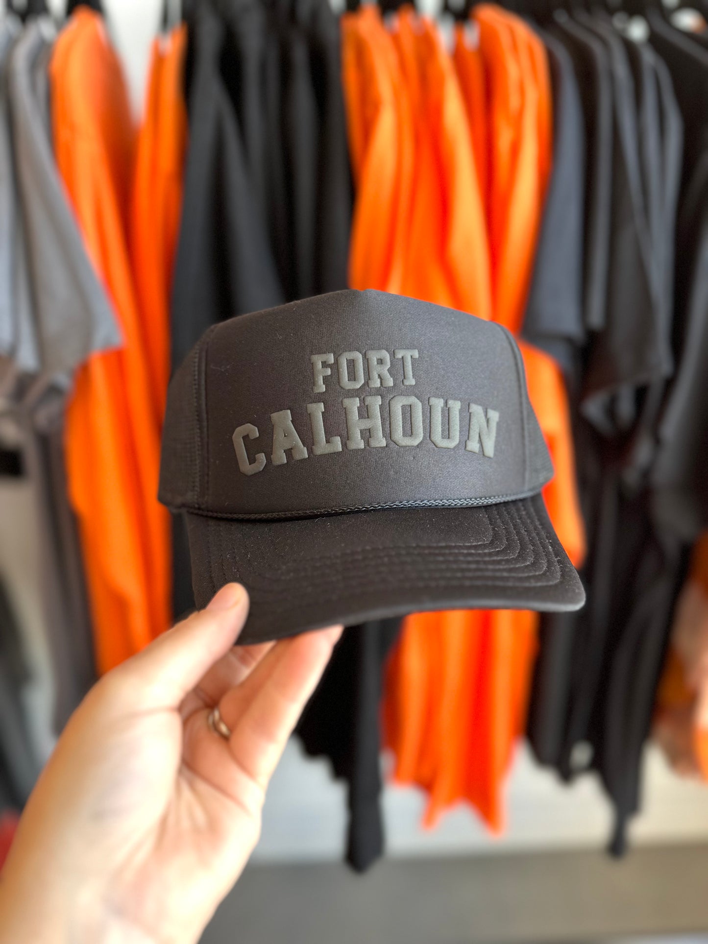 Fort Calhoun Monochrome Trucker Hat