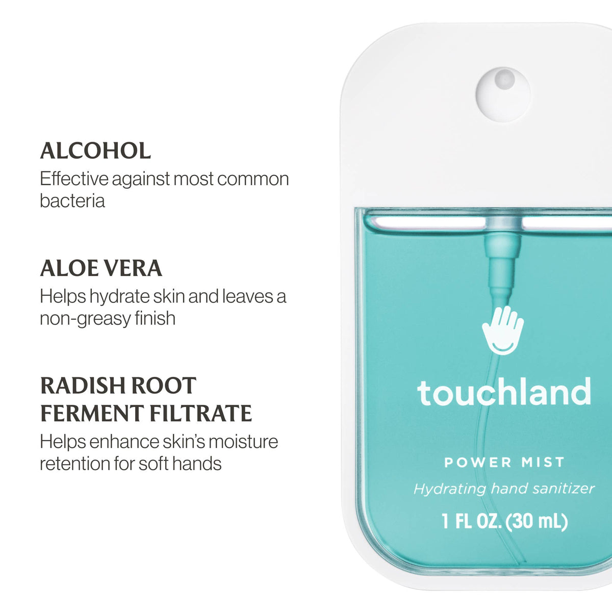 Touchland Blue Sandalwood Power Mist Hand Sanitizer