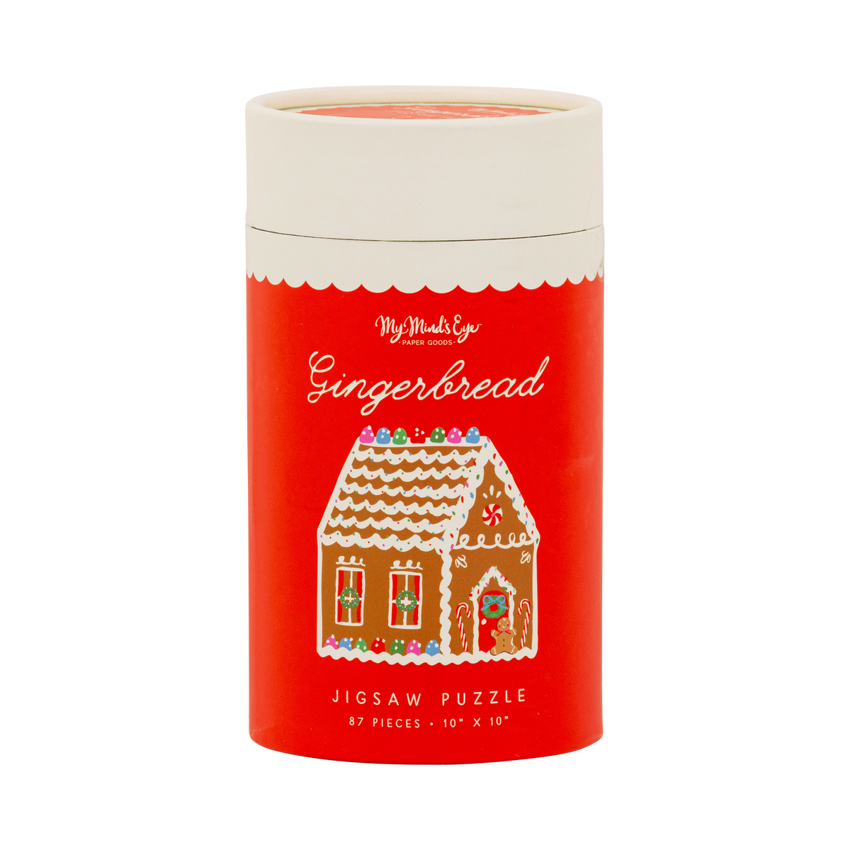 MGingerbread House Shaped Jigsaw Puzzle 87pc