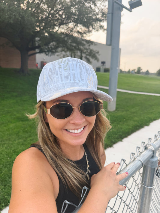 Calhoun White Camo Trucker Hat