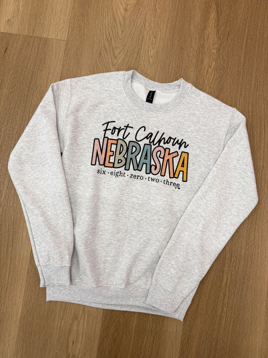 Fort Calhoun Nebraska 68023 Sweatshirt