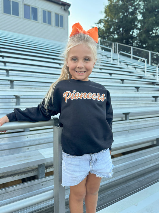 Youth Pioneers Black Crewneck Sweatshirt