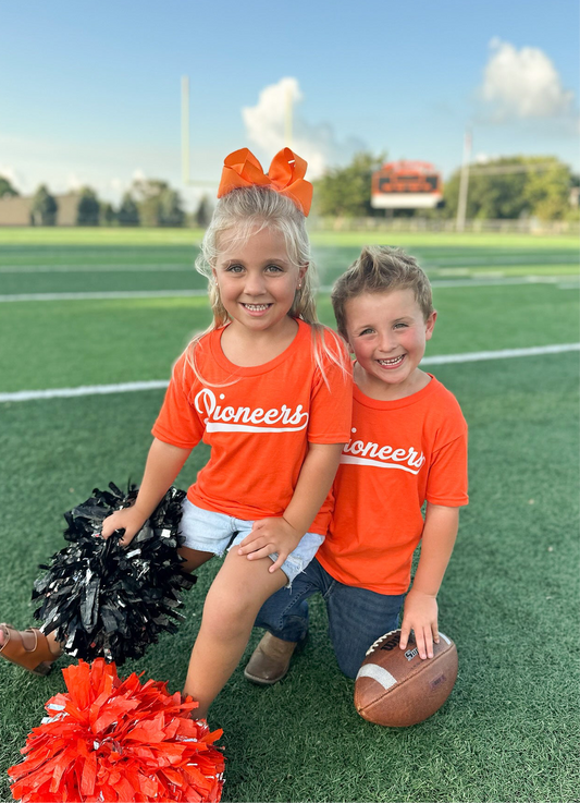 Pioneers Strikeout Youth Orange T-Shirt