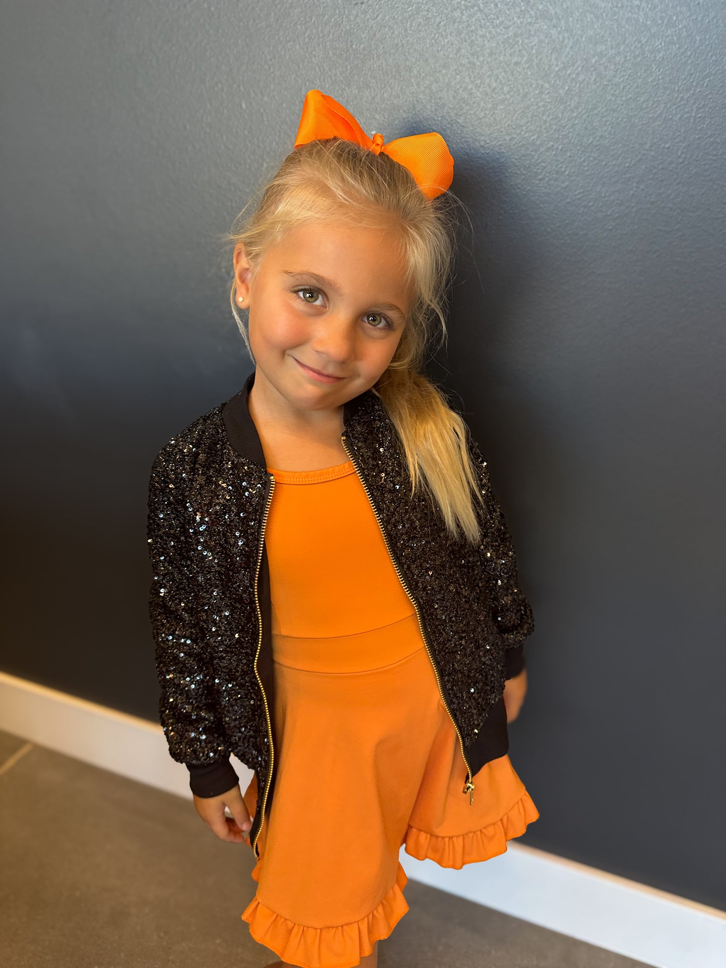 Black Sequin Jacket Toddler/Youth