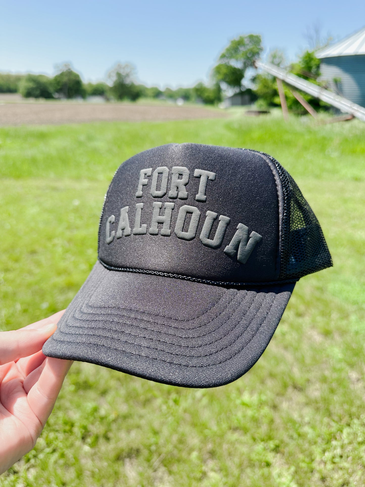 Fort Calhoun Monochrome Trucker Hat